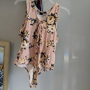 Floral body suit